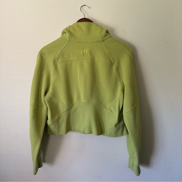 XS/S Lime Green Lululemon Oversized Scuba Half-Zip Hoodie - Picture 6 of 6